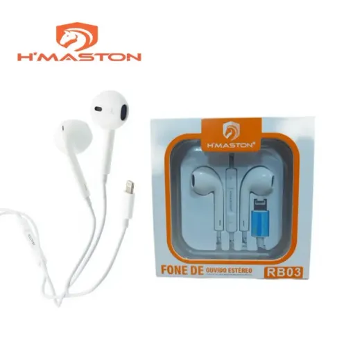 Fone De Ouvido Lighting para Iphone Hmaston