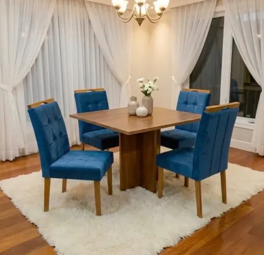 Conjunto de Jantar Amalfi Compacto 4 Lugares