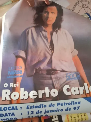 Pôster Roberto Carlos Show em Petrolina 1997