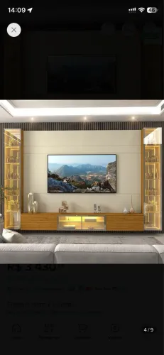 Rack painel para TV até 84 polegadas 