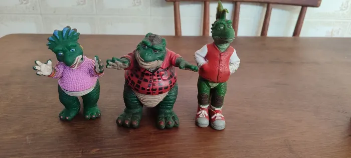 Lote bonecos Família Dinossauro Anos 90