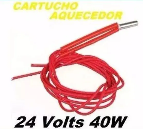 COD-AM320 Cartucho Aquecedor 24v 40w P/ Bico Impressora 3d Reprap Arduino Robotica