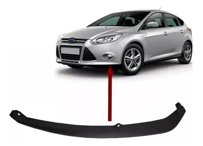 Spoiler Saia Parachoque Dianteiro Focus 2014 A 2017 Esquerdo