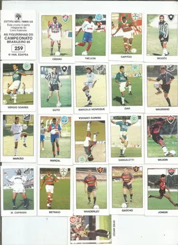 figurinhas campeonato brasileiro 1995