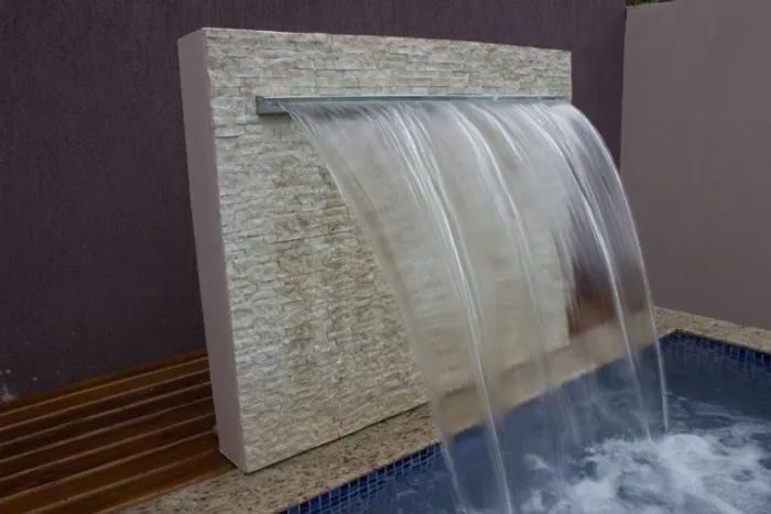 Cascata Para Piscina Embutir Com Bico Inox 200cm - 2 Metros - Entrega Grátis.