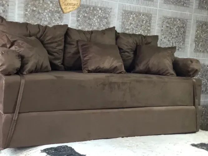 Sofá cama 8 almofadas preço de fábrica 