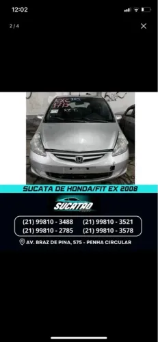 Sucata Honda Fit 2009