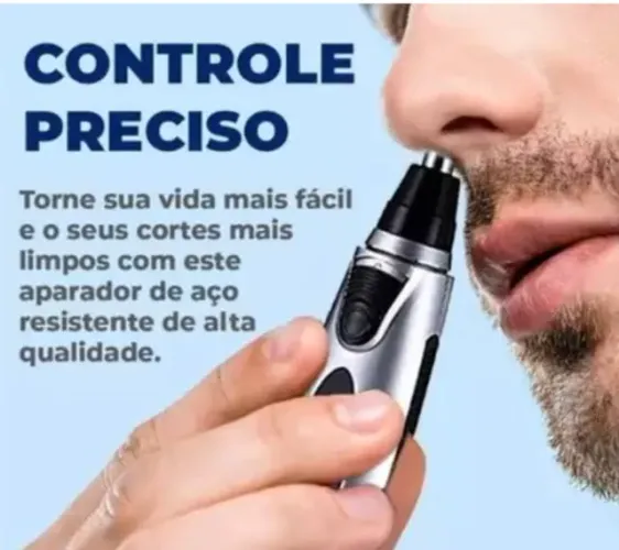 Aparador de pelos do nariz.