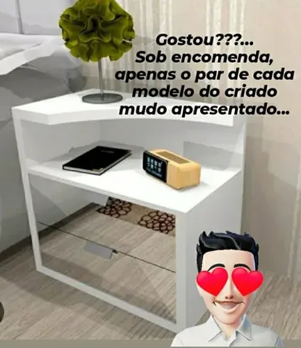 Criado mudo decoração nichos