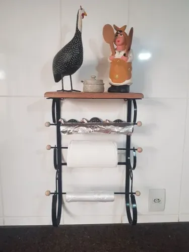 Prateleira Papeleira Rústica 