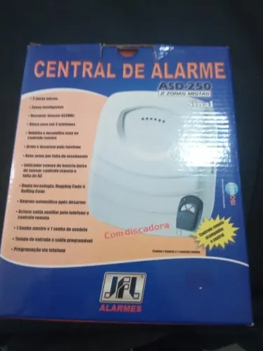 Central de alarme asd250 novo com controle 