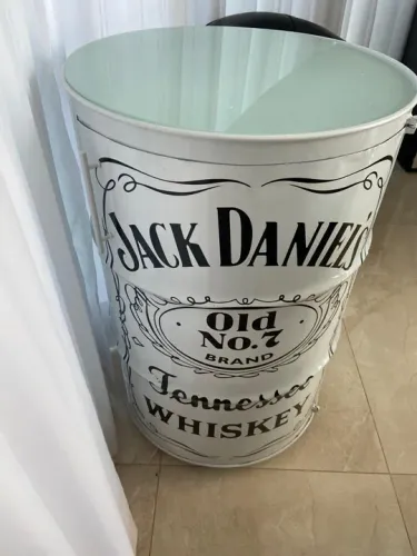 Mesa ou bar de tonel/tambor Jack Daniels