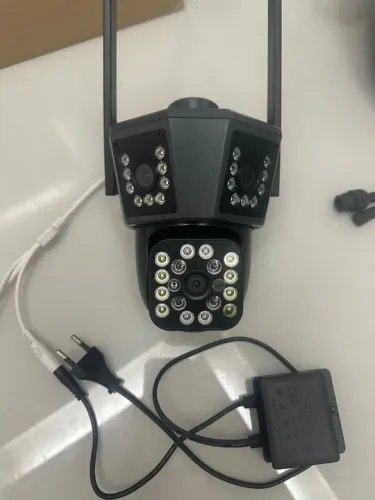 Orginal Camera 8k wifi  externa 3 lentes 12mp Visão noturna colorida 128GB