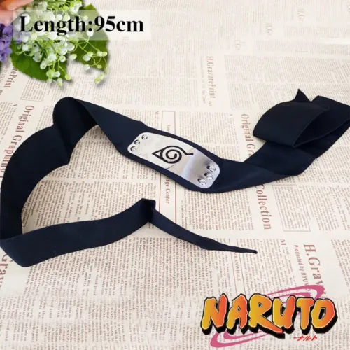 Bandana faixa naruto vilas folha metal 4cm 10cm modelo 4cm
