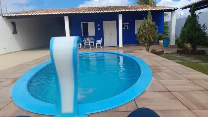 Natal, temporada, piscina, praia