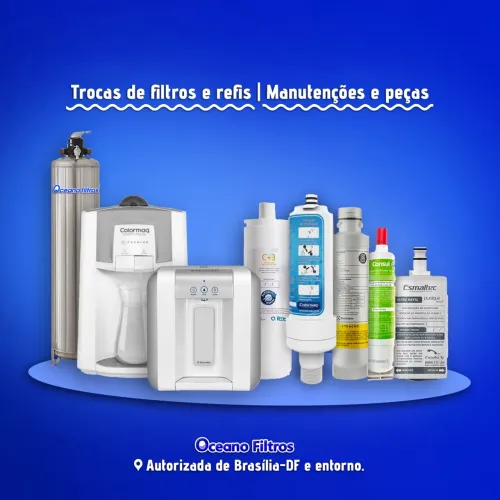  Filtro / Refil para purificador e bebedouro de várias marcas e modelos 