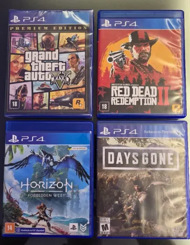 Jogos PS4 - Confiram! Temos Loja Física. <br>