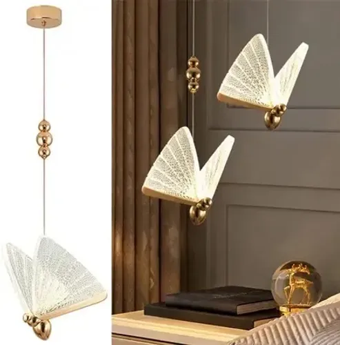 Luminária Pendente Borboleta Moderno