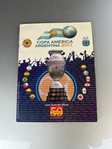 Álbum completo copa América 2011 Argentina raro