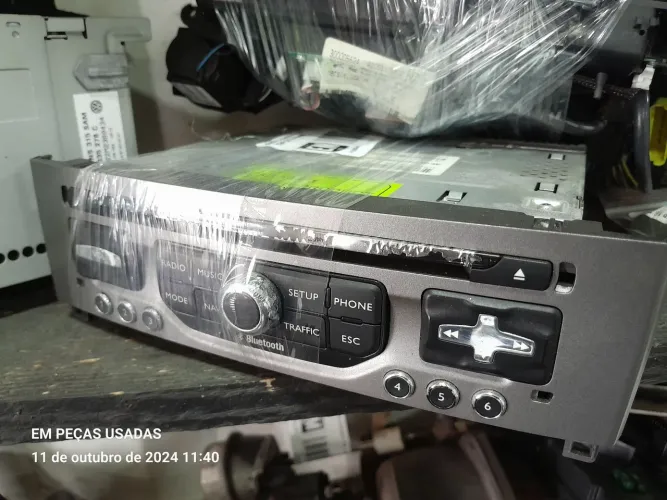 Rádio multimídia Peugeot 308 408 sem tela
