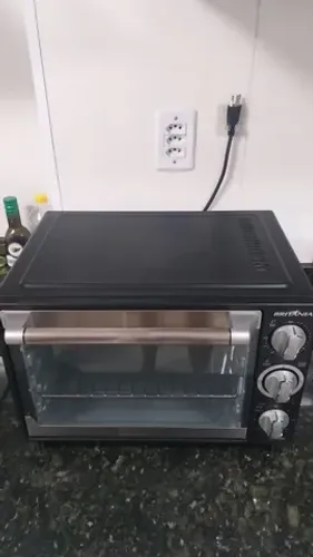 Forno Elétrico Britânia BFE36P 36L Preto - AxLxP: 45,5x37,5x29,9cm = R$ 379,00