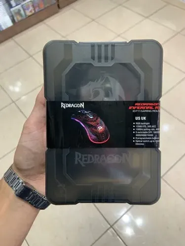 Mouse Gamer Infernal Ryu Preto ID711 - Parcelamos Sem Juros - Loja Física