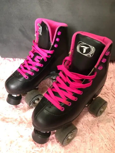 Patins quad + kit de segurança 