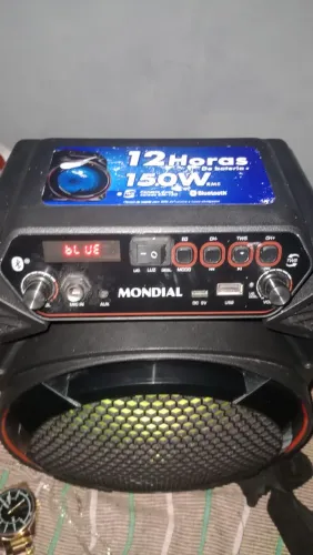 Caixa de Som Bluetooth Mondial 150W