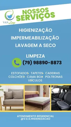 Lavagem a seco / limpeza de estofados 
