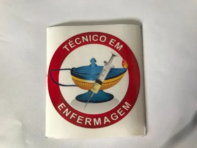 Adesivo Técnico em Enfermagem para colagem interno no vidro