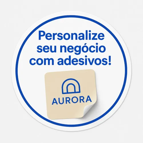Adesivos personalizados para seu negócio!