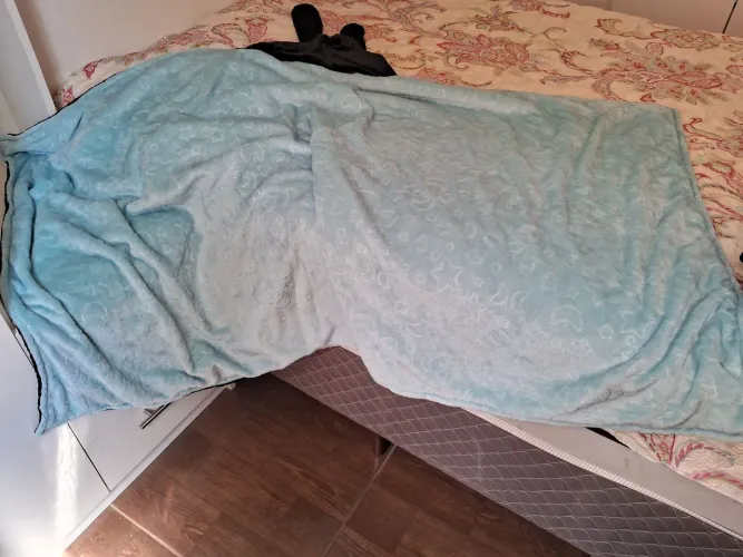 Cobertor de Bebê Azul Estrelado