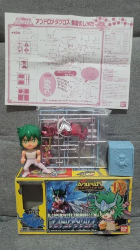 Boneco Shun de Andrômeda Linha Saint Seiya Paradise Bandai japão cavaleiros do zodíaco