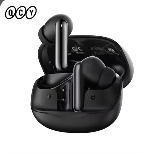 Fone Qcy Melobuds n50+lacrado de fábrica- Black Bluetooth 5.4