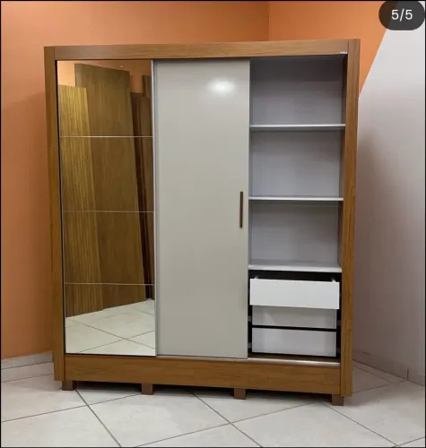 Guarda Roupa Casal Porta de Correr Carioca Santiago 1.79 - Novo e embalado!!