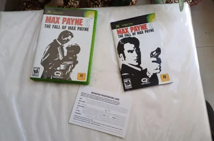 Jogo Max Payne 2 Xbox Clássico / 360 / One Cib Excelente
