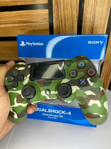 Controle de ps4 Verde camuflado an4