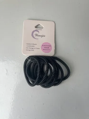 Elásticos de cabelo espiral - 10 peças