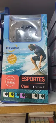 Câmera de Ação Atomo Full HD 1080p
