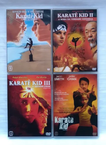 Dvd Coleção Karatê Kid - 4 Filmes (original)