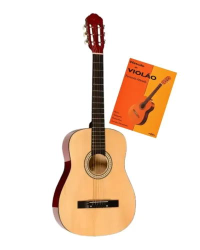 Violão Vogga vca101 Natural C/ Método para iniciante GRÁTIS