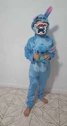 Fantasia pijama infantil Stitch