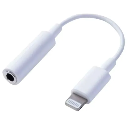 Adaptador Lightning Macho - P3 Fêmea Para Fone de Ouvido