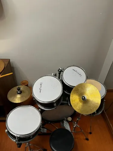 Bateria Infantil Profissional Completa Turbo Jr