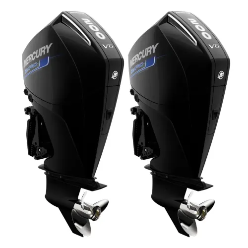 Parelha Motores Mercury 200HP Sea Pro 4 Tempos - Motor de Popa 