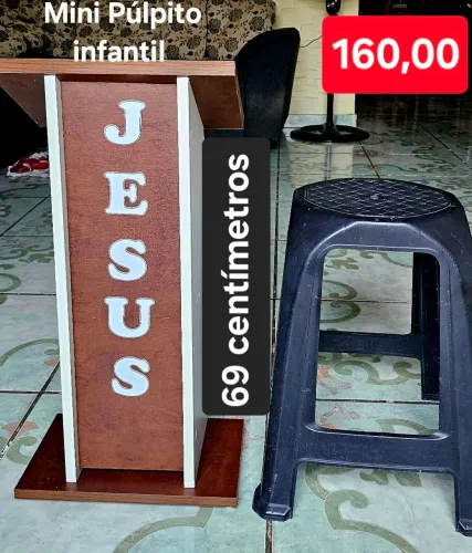 Púlpito infantil mdf mini púlpito para crianças