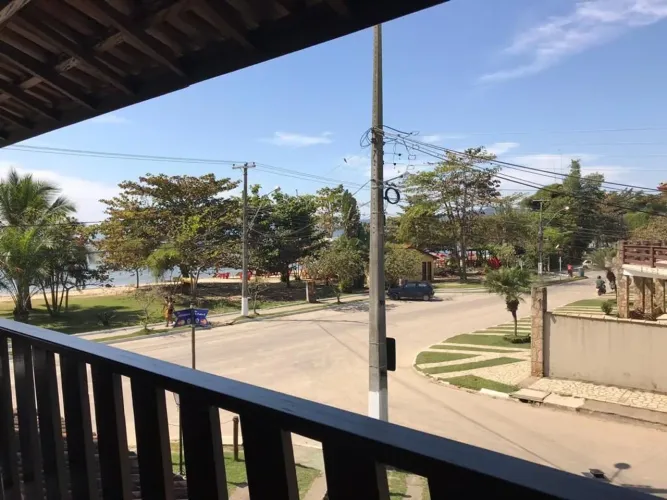Casa de temporada com vista para a praia