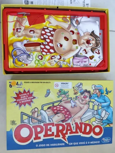 Jogo Operando Clássico - Hasbro (Seminovo)