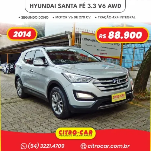 Hyundai Santa Fe 3.3 V6 AWD 2014 Impecável