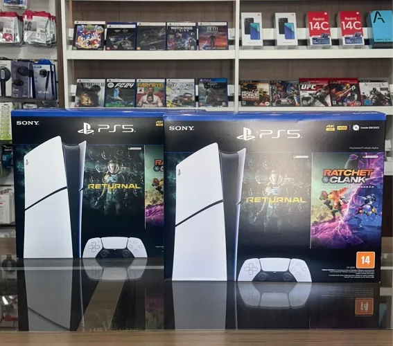 Console PlayStation 5 (PS5) - 12x Sem Juros - Digital - Loja Física - Slim - Novo